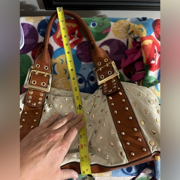 Authentic Be & D Garbo studded leather bag - Picture 8 of 10